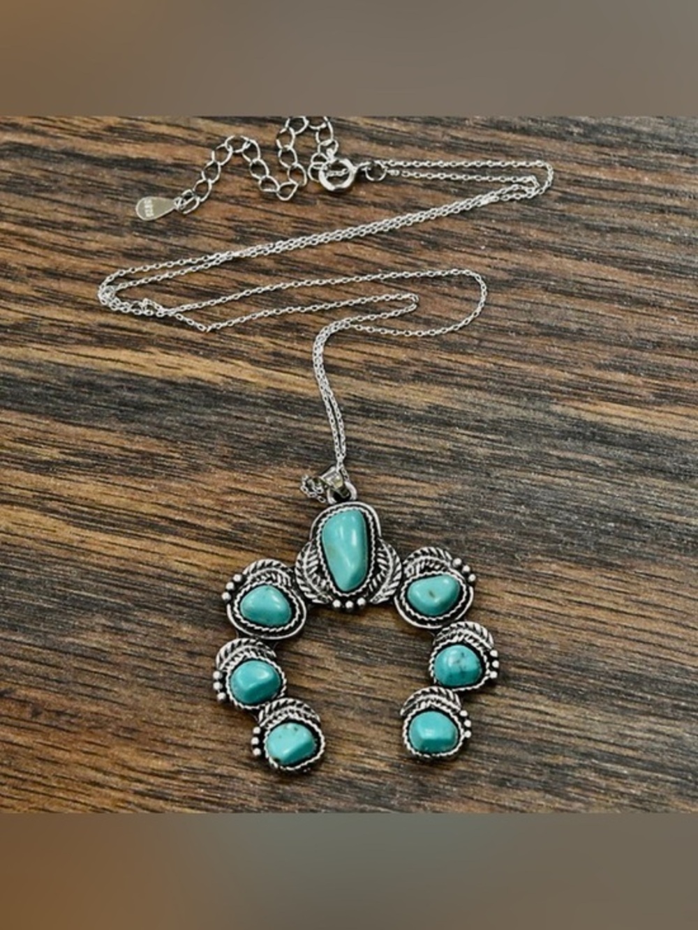 Squash Blossom Pendant Necklace